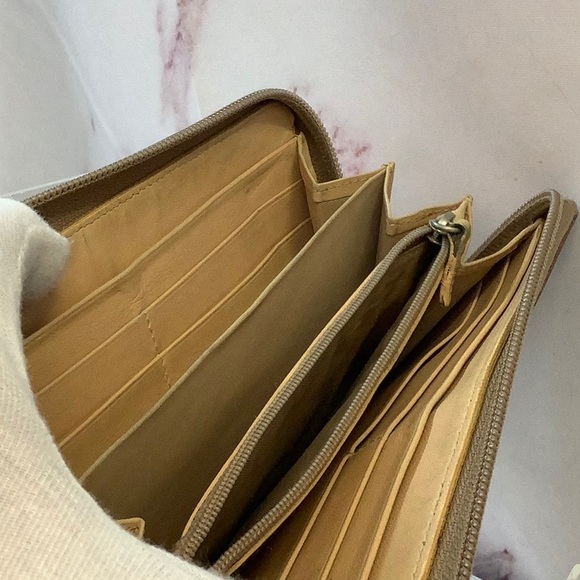 GUC Dior Brown Monogram Zip Wallet - Picture 7 of 10